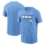 UNC Jordan Brand Primary Logo Cotton Tee